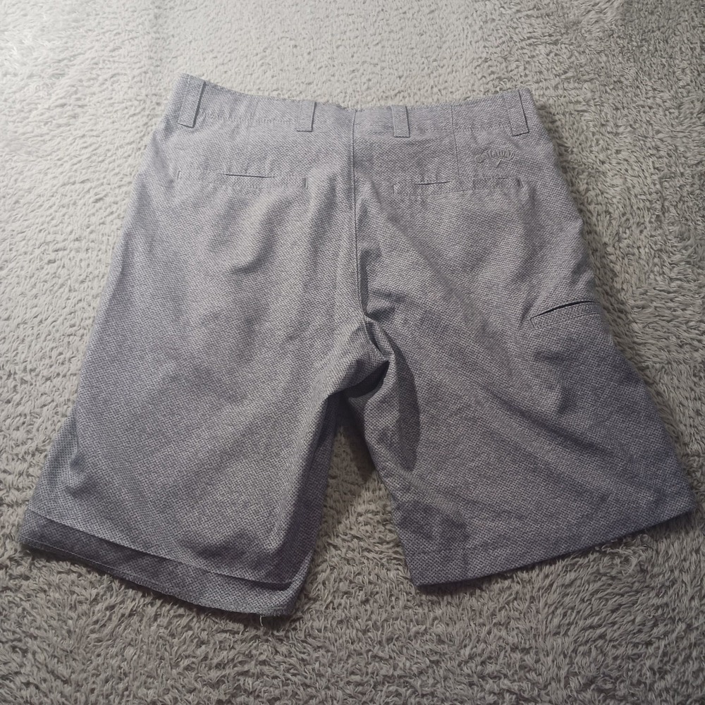 Callaway Golf‎ Performance Shorts Mens Size 32 Grey Textured Stretch Activewear - Picture 5 of 7